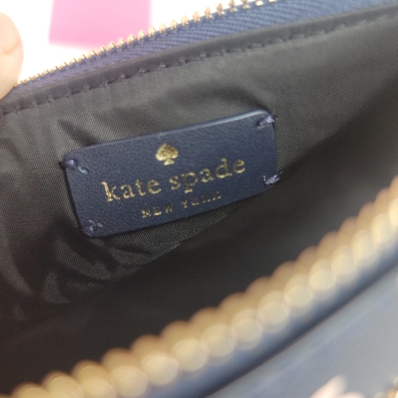 NWT Kate Spade Staci Small Red Apples Cosmetic Case MULTI - Picture 5 of 9